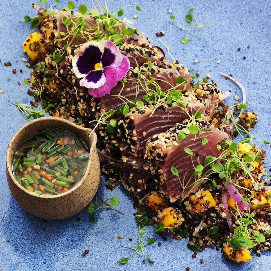 Tataki com Quinoa